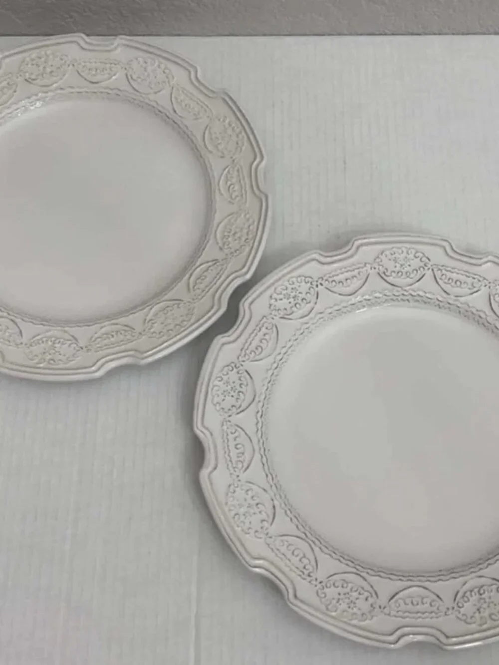 Williams Sonoma x Trisha Yearwood Gwendolyn 4x Dinner Plates * Made in Portugal